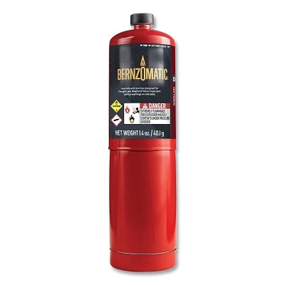 Cilindro para soplete de oxígeno manual, OX9, 14.1 oz, rosca izquierda, para usar con sopletes compatibles con oxígeno