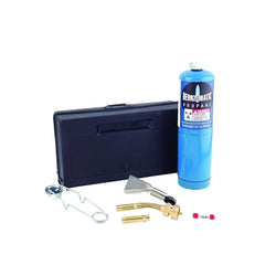 Basic pencil flame torch kit, 14.1 oz propane cylinder, UL2317 torch