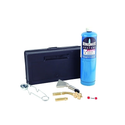 Basic pencil flame torch kit, 14.1 oz propane cylinder, UL2317 torch