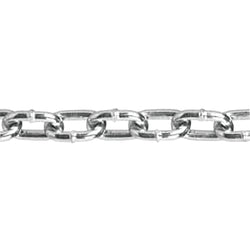 Cadenas de eslabones rectos para máquinas, tamaño 4, límite de 215 lb, Blu-Krome