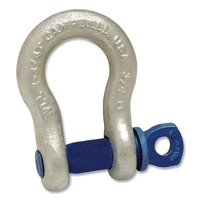 419 Series Anchor Shackle, 2" Opening, 1-1/4" Bail Size, 12t, Threaded Pin Shackle