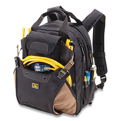 Luxury tool backpack, 44 compartments, 16 inches high x 14 inches wide
