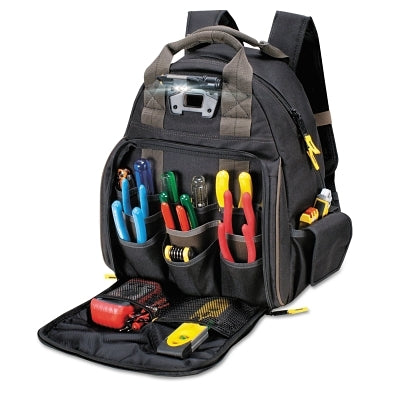 Tech Gear Illuminated Backpack, 53 Compartments, 16" x 13"