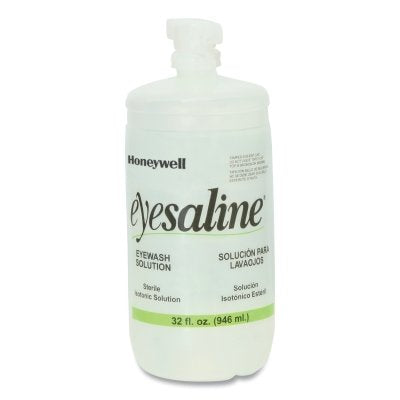 Personal eyewash solution, 32 oz, bottle with extended flow nozzle