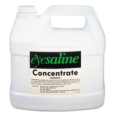 Concentrated saline eye wash solution, 180 oz, for use with Fendall eye wash stations