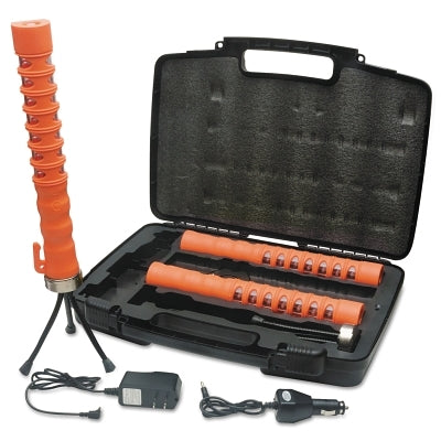 Super Road Flares, cane, rechargeable, red