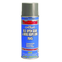 Lubricant for open gears and heavy-duty steel cables, 12 oz aerosol can