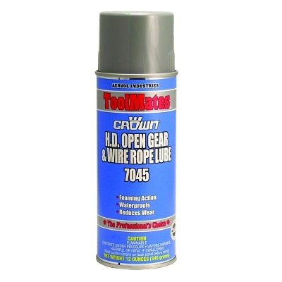Lubricante para engranajes abiertos y cables de acero de alta resistencia, lata de aerosol de 12 oz