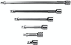 Juego de extensiones moleteadas con accionamiento de 6 piezas de 3/8"