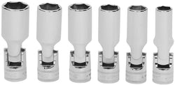 Juego de dados universales profundos Flank Drive® métricos de 6 puntas y cuadro de 3/8" de 6 piezas