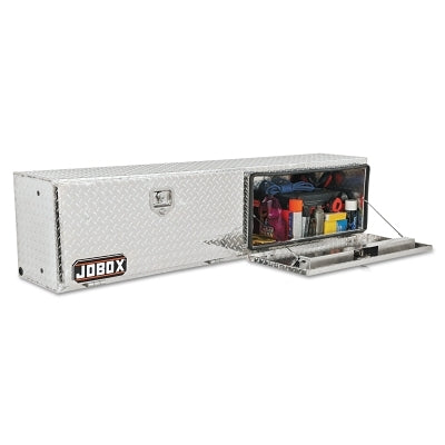 Cajas superiores para camiones, 96 pulgadas de ancho x 15 pulgadas de profundidad x 17 pulgadas de alto, aluminio, color plateado