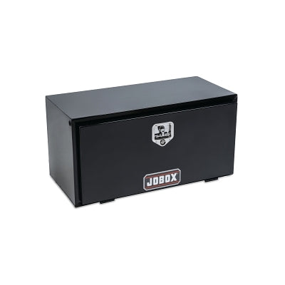 Caja de acero para camión, estilo canaleta, capacidad de 6,75 pies³, 18" de ancho x 36" de profundidad x 18" de alto, color negro