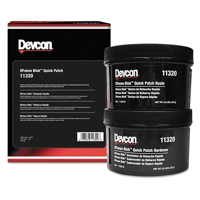 Selladores de parche rápido DFense Blok, contenedor de 1 lb, color gris