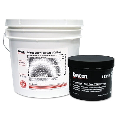 DFense Blok Fast Cure, bote de 9 lb, gris