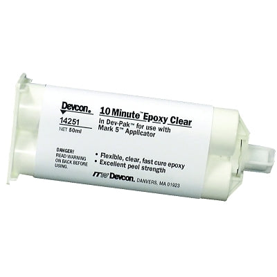 10 Minute Epoxy, 50ml, Dev-Pak, Clear