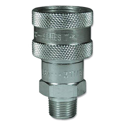 Conexiones rápidas hidráulicas serie 3000, conector recto, NPT de 3/8 pulg.