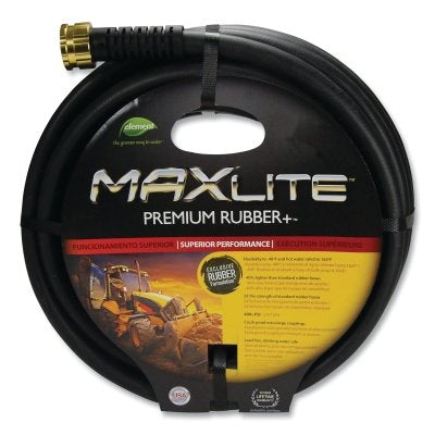 Manguera EPDM Premium Rubber+™, 5/8 pulg. de diámetro interior, 100 pies de largo, negra