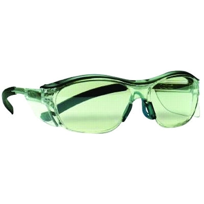 Nuvo™ Safety Glasses, Clear Lenses, Anti-Fog, HC, Translucent Gray Frame, Nylon