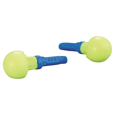 Tapón auditivo de espuma E-A-R™ Push-Ins, poliuretano, azul/amarillo, con cordón
