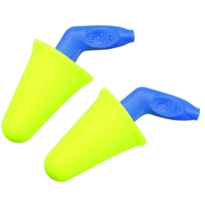 Tapón auditivo E-A-R™ Push-Ins SofTouch, poliuretano, azul/amarillo, con cordón