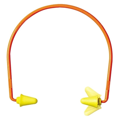 EA-Rflex 28™ semi-aural hearing protector, ABS, polyurethane, yellow, with headband