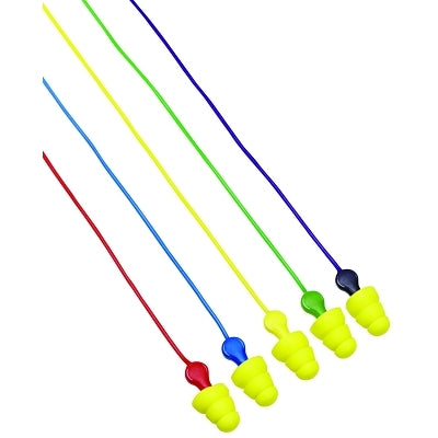 EAR Ultrafit Plus earplugs, PVC, yellow, with cord and pistol grip