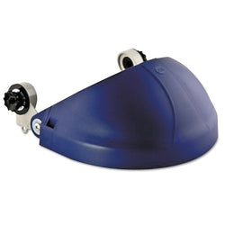 Casco de seguridad con montura para gorra H18, termoplástico, azul