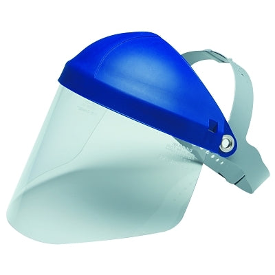 Protector facial transparente de propionato W96, sin recubrimiento, transparente, moldeado, 14,5" de largo x 9" de alto