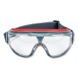 Gafas protectoras GoggleGear™ Serie 500, universales, marco de plástico/gris, lente antivaho transparente Scotchgard™, correa de tela