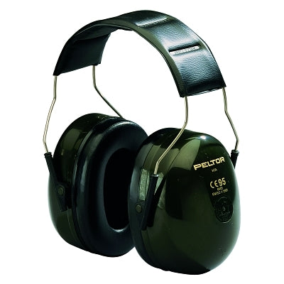 Orejeras PELTOR™ Optime™ 101, 24 dB NRR, verde oscuro, montaje en casco