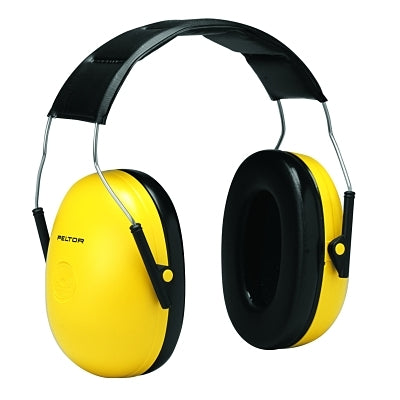 Orejeras PELTOR™ Optime™ 98, 25 dB NRR, amarillas, para colocar sobre la cabeza