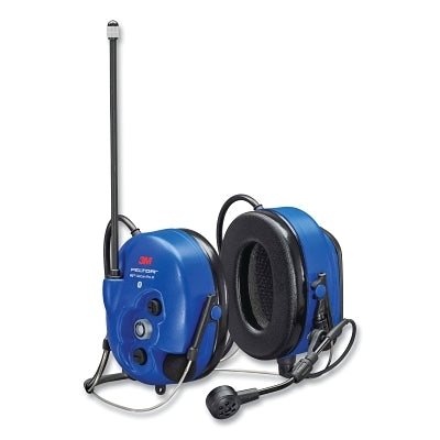 Auriculares PELTOR™ WS™ LiteCom PRO III, atenuación de 28 dB, azul real, suspensión de banda para el cuello