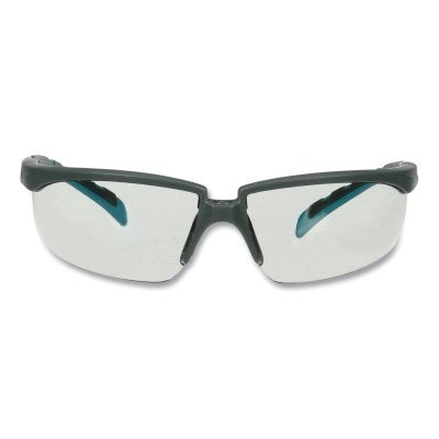 Gafas protectoras Solus™ Serie 2000, lentes transparentes, antivaho, antirayaduras, marco gris, marco de plástico