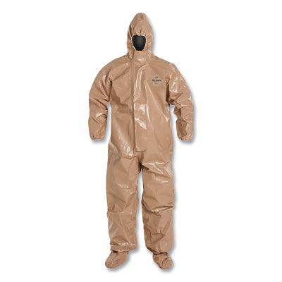 Mono Tychem® 5000 con solapas para botas, color tostado, talla 3XL