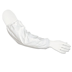 Funda Tyvek® IsoClean®, 45 cm de largo, cierres elásticos en bíceps y muñecas, talla única, color blanco