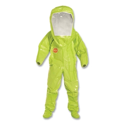 Tychem TK Level B Encapsulated Mono, High Visibility Lime Yellow, Large