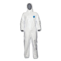 Tyvek® Xpert Type 5/6 Coverall with Hood, White, Size 3XL