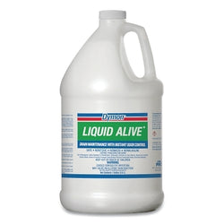 LIQUID ALIVE® Drain Maintenance, Enzyme-Producing Bacteria, 1 Gallon, Bottle, 4/CA