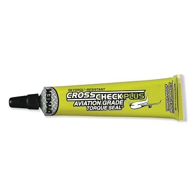 Sello de torque de grado aeronáutico Cross Check™ Plus, resistente a Skydrol®, tubo flexible amarillo de 1 oz, opaco