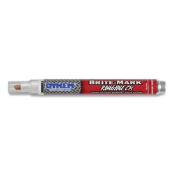 BRITE-MARK® ROUGHNECK Paint Marker, Orange, Medium (No. 16), Round Tip, Valve Action