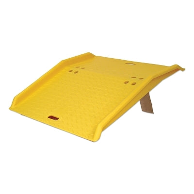 Portable polyethylene dock platform, 750 lb load capacity, 36" long x 48" wide x 5" high, yellow