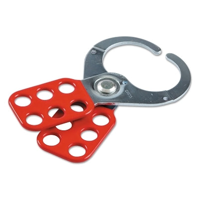 Cerrojos de seguridad de bloqueo, grillete de 0,4 pulgadas de diámetro, 2,25 de ancho x 0,35 de profundidad x 4,5 de alto, color rojo