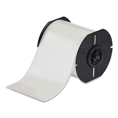 Etiqueta de vinilo continua para interiores y exteriores, serie B30, 4 pulgadas x 100 pies, transparente