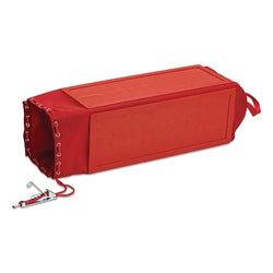 Cubierta de seguridad para control colgante, 32,2" de ancho x 9" de profundidad, color rojo
