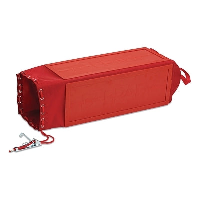Cubierta de seguridad para control colgante, 32,2" de ancho x 9" de profundidad, color rojo