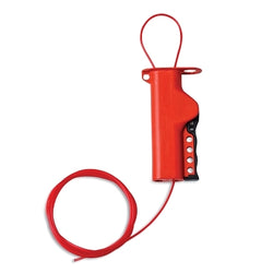 Multipurpose cable lock, 6 inches high x 3.25 inches wide x 1.276 inches deep, red