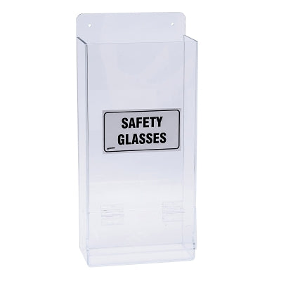 Dispensadores económicos para visitantes, 17 x 8 x 4 pulgadas, negro/transparente