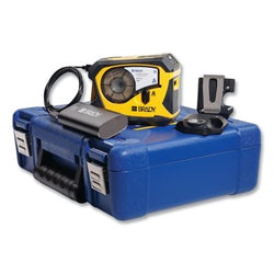 M211 label maker accessory kit, AC adapter, belt clip, hard case, printer, magnet, power supply