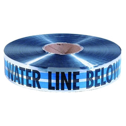 MAGNATEC Premium Detectable Warning Tapes, Caution: Gas Line Below, 3 Inch, Yellow