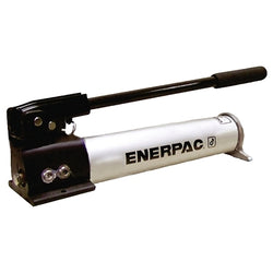 Manual hydraulic pumps, usable oil capacity of 55 cubic inches (max.), maximum operating pressure of 10,000 psi.